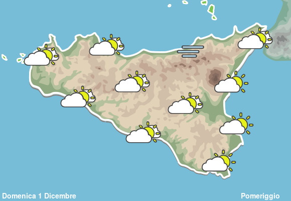 Previsioni Meteo Sicilia Pomeriggio