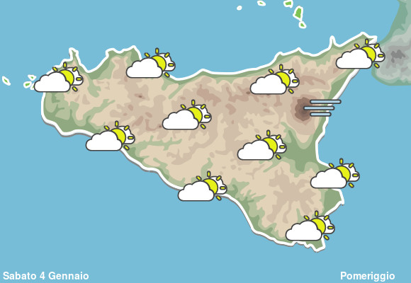 Previsioni Meteo Sicilia Pomeriggio