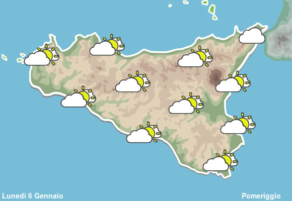 Previsioni Meteo Sicilia Pomeriggio