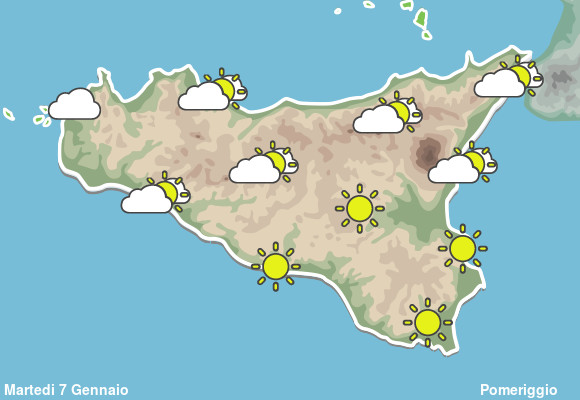 Previsioni Meteo Sicilia Pomeriggio