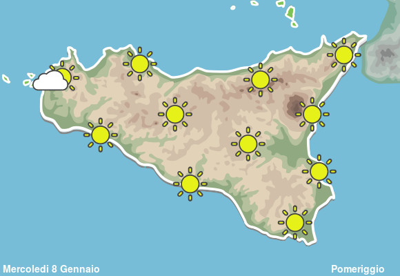 Previsioni Meteo Sicilia Pomeriggio