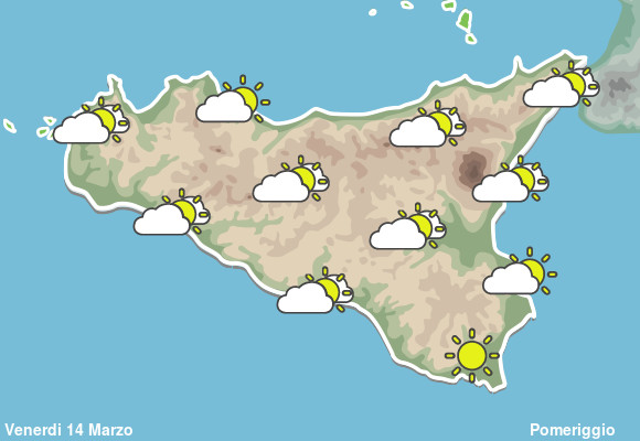 Previsioni Meteo Sicilia Pomeriggio