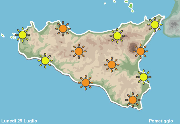 Previsioni Meteo Sicilia Pomeriggio