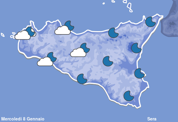 Previsioni Meteo Sicilia Sera