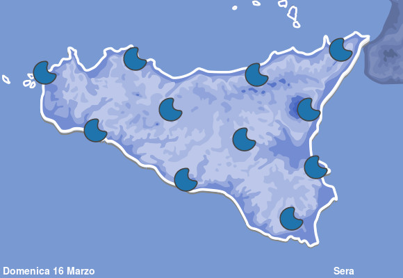 Previsioni Meteo Sicilia Sera