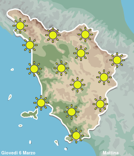 Previsioni Meteo Toscana Mattina