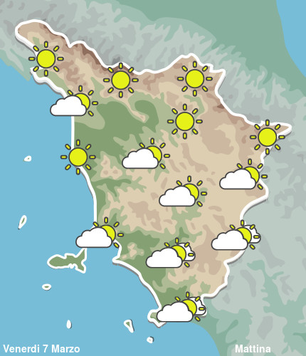 Previsioni Meteo Toscana Mattina