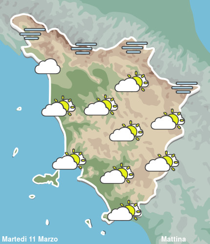 Previsioni Meteo Toscana Mattina