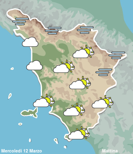 Previsioni Meteo Toscana Mattina