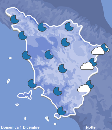 Previsioni Meteo Toscana Notte