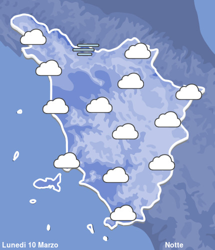 Previsioni Meteo Toscana Notte