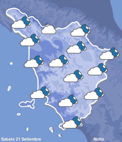 Previsioni Meteo Toscana Notte