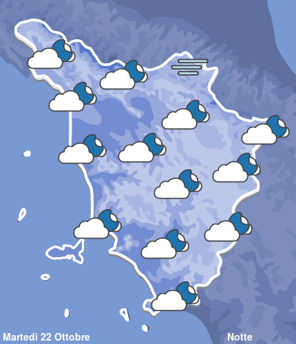 Previsioni Meteo Toscana Notte