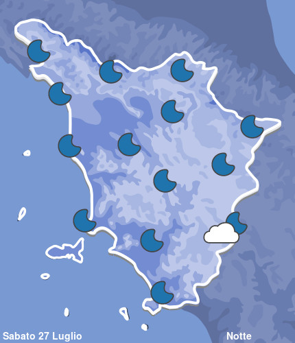 Previsioni Meteo Toscana Notte