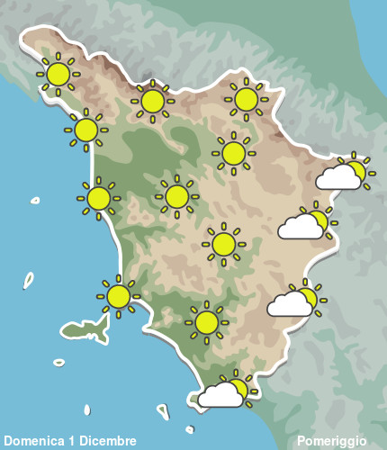 Previsioni Meteo Toscana Pomeriggio