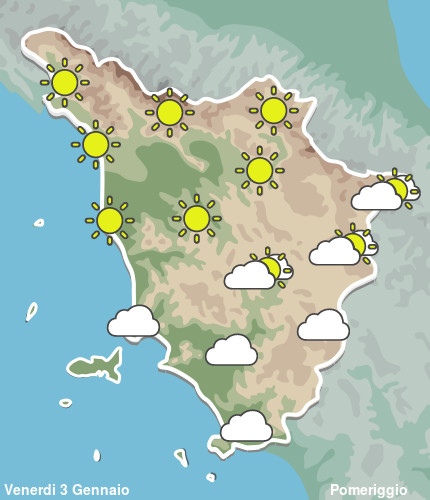 Previsioni Meteo Toscana Pomeriggio