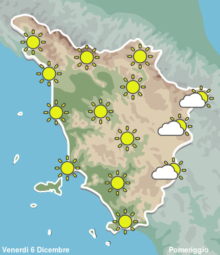 Previsioni Meteo Toscana Pomeriggio