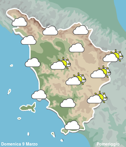 Previsioni Meteo Toscana Pomeriggio