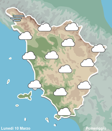 Previsioni Meteo Toscana Pomeriggio