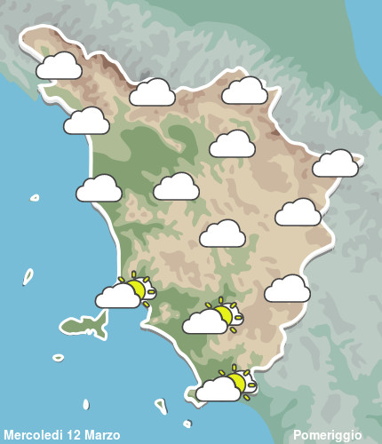 Previsioni Meteo Toscana Pomeriggio