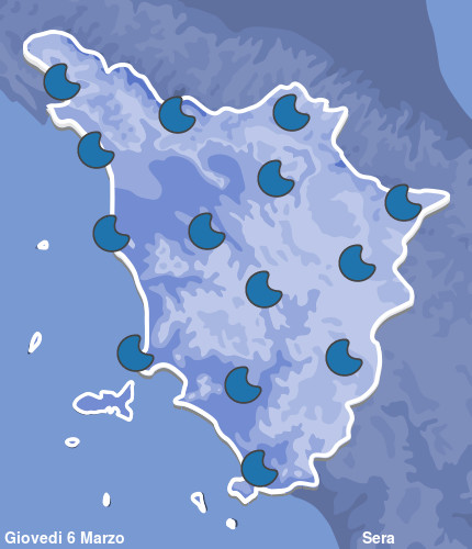 Previsioni Meteo Toscana Sera