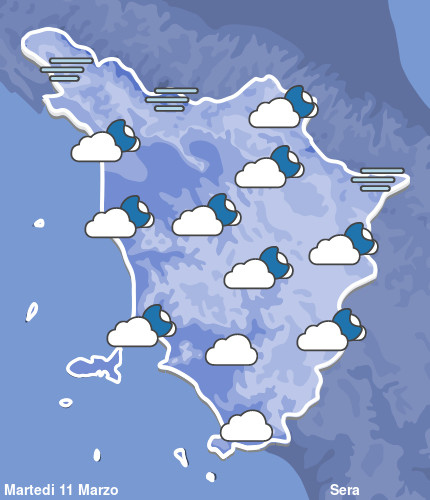 Previsioni Meteo Toscana Sera