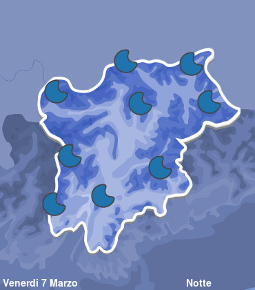 Previsioni Meteo Trentino Alto Adige Notte