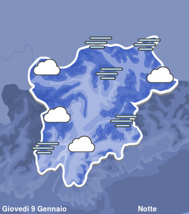 Previsioni Meteo Trentino Alto Adige Notte