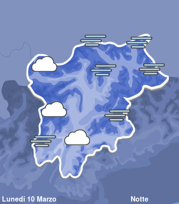 Previsioni Meteo Trentino Alto Adige Notte