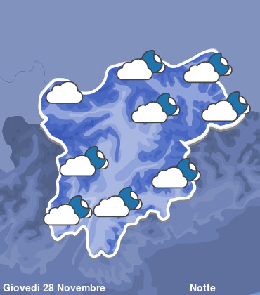 Previsioni Meteo Trentino Alto Adige Notte