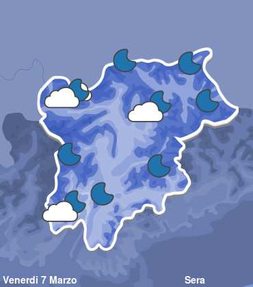 Previsioni Meteo Trentino Alto Adige Sera