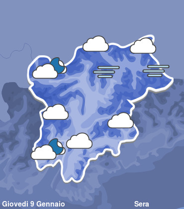 Previsioni Meteo Trentino Alto Adige Sera