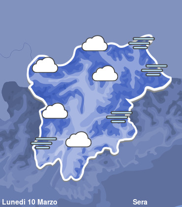 Previsioni Meteo Trentino Alto Adige Sera