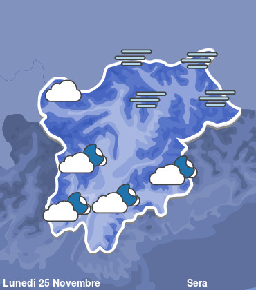 Previsioni Meteo Trentino Alto Adige Sera