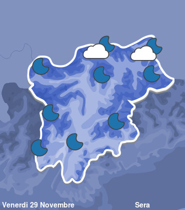 Previsioni Meteo Trentino Alto Adige Sera