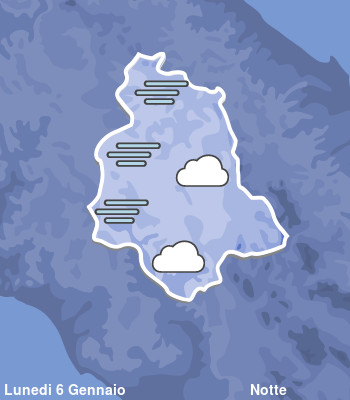 Previsioni Meteo Umbria Notte