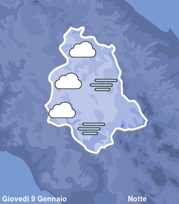 Previsioni Meteo Umbria Notte