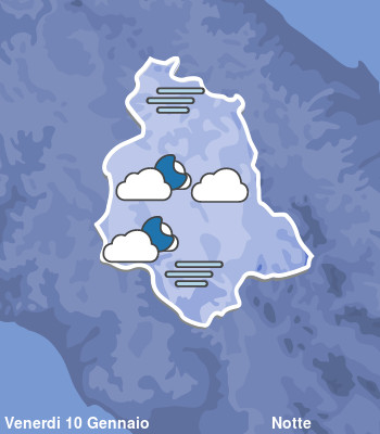 Previsioni Meteo Umbria Notte