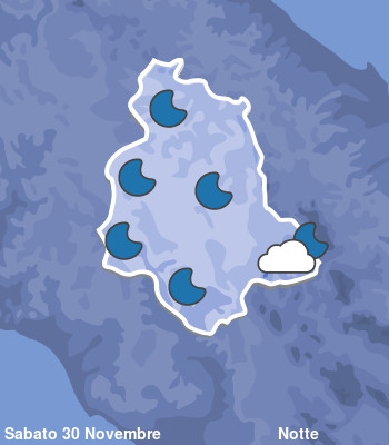 Previsioni Meteo Umbria Notte