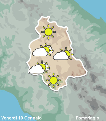 Previsioni Meteo Umbria Pomeriggio