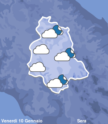 Previsioni Meteo Umbria Sera