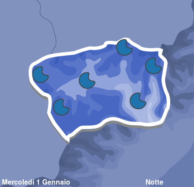 Previsioni Meteo Valle d' Aosta Notte