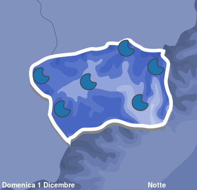 Previsioni Meteo Valle d' Aosta Notte