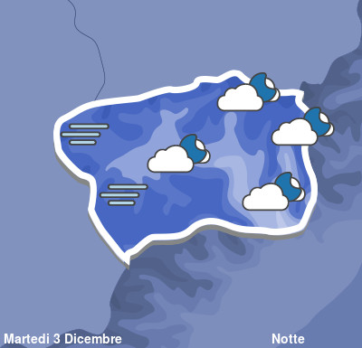 Previsioni Meteo Valle d' Aosta Notte