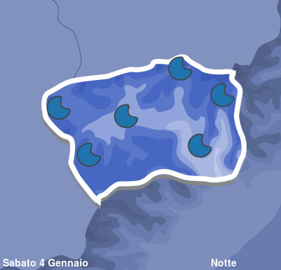 Previsioni Meteo Valle d' Aosta Notte