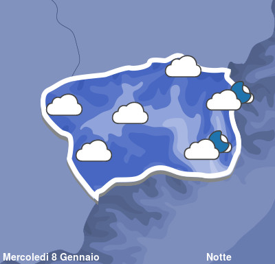 Previsioni Meteo Valle d' Aosta Notte