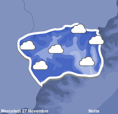 Previsioni Meteo Valle d' Aosta Notte