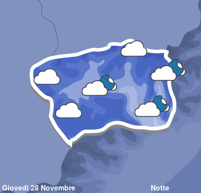 Previsioni Meteo Valle d' Aosta Notte