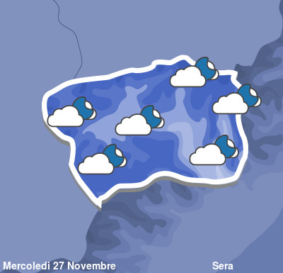 Previsioni Meteo Valle d' Aosta Sera