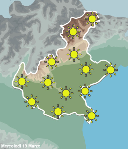 Previsioni Meteo Veneto